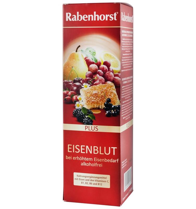 Supliment Alimentar cu Fier si Vitamine Sange de Fier 450 mililitri Rabenhorst