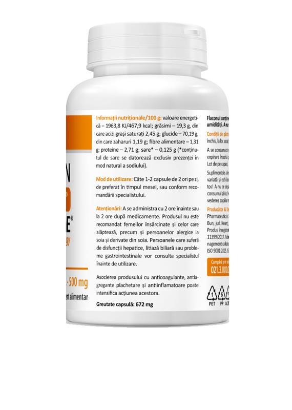 Supliment Alimentar Curcumin With Meriva Phytosome 60 capsule Zenyth