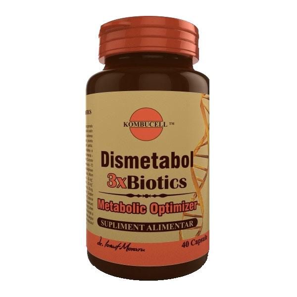 Supliment Alimentar Dismetabol 3xBiotics 40 capsule Medica