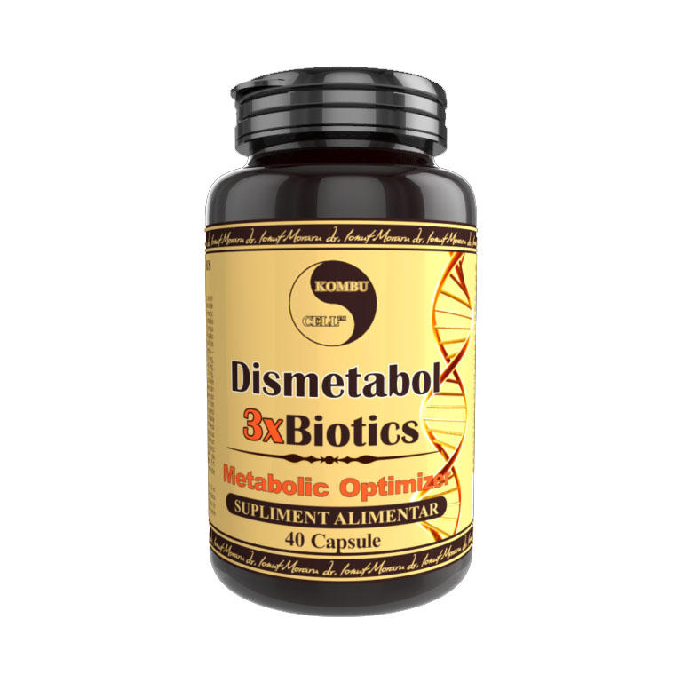 Supliment Alimentar Dismetabol 3xBiotics 40 capsule Medica