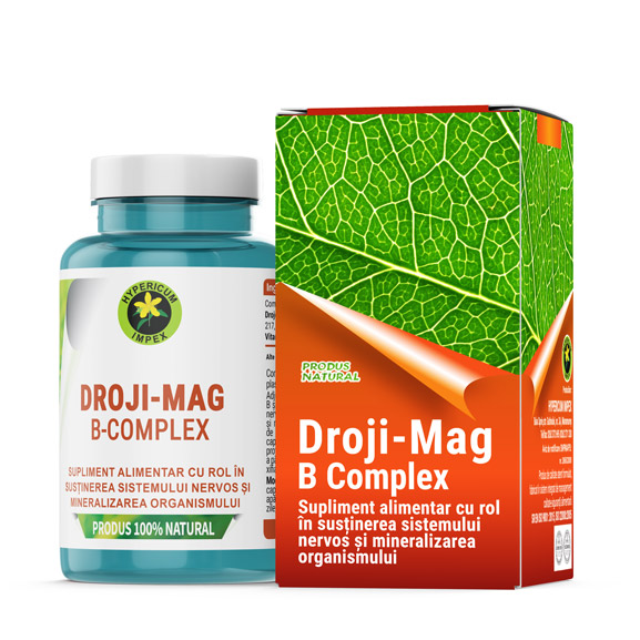 Supliment Alimentar Droji Mag B Complex 60 capsule Hypericum