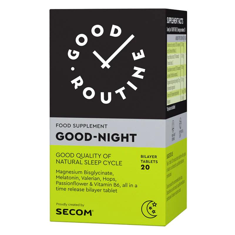 Supliment Alimentar Good-Night 20 comprimate dublu strat Secom
