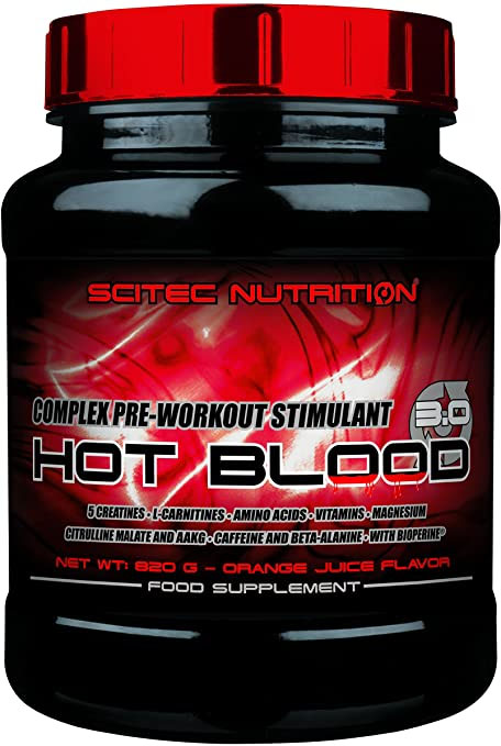 Supliment Alimentar Hot Blood 3.0 Orange 820 grame Scitec Nutrition