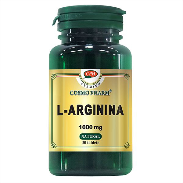 Supliment Alimentar L-Arginina 1000mg 30 tablete Cosmo Pharn