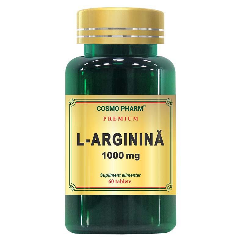 Supliment Alimentar L-Arginina 1000mg 60 tablete Cosmo Pharm