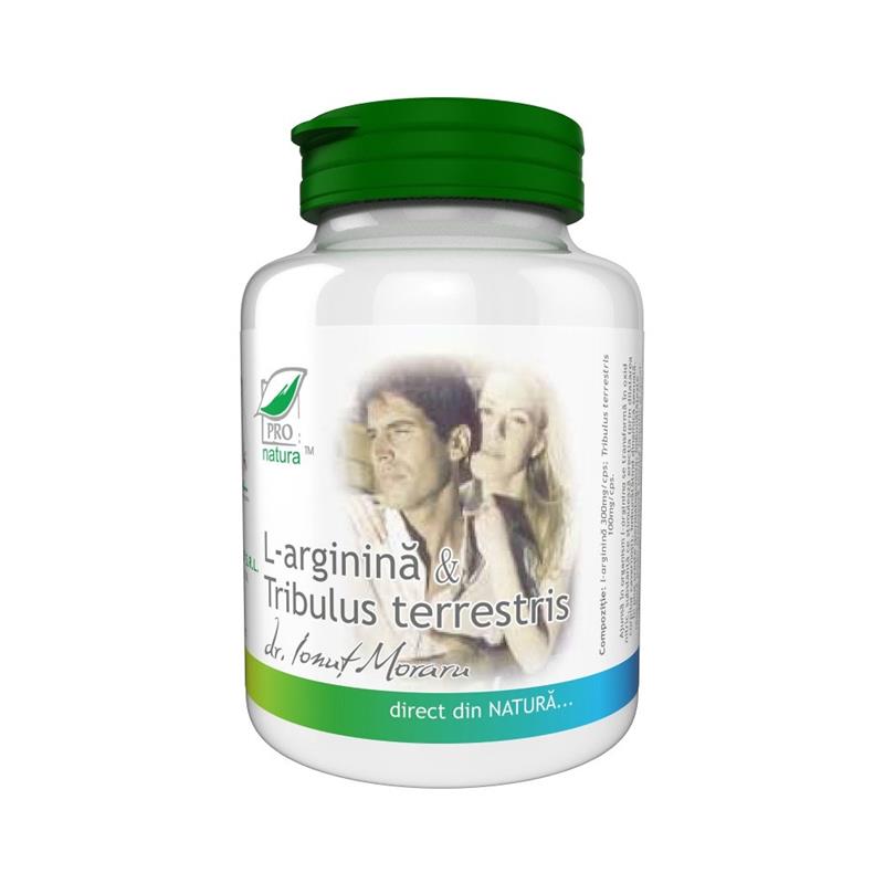 Supliment alimentar L'Arginina & Tribulus Terrestris 150 Capsule Medica