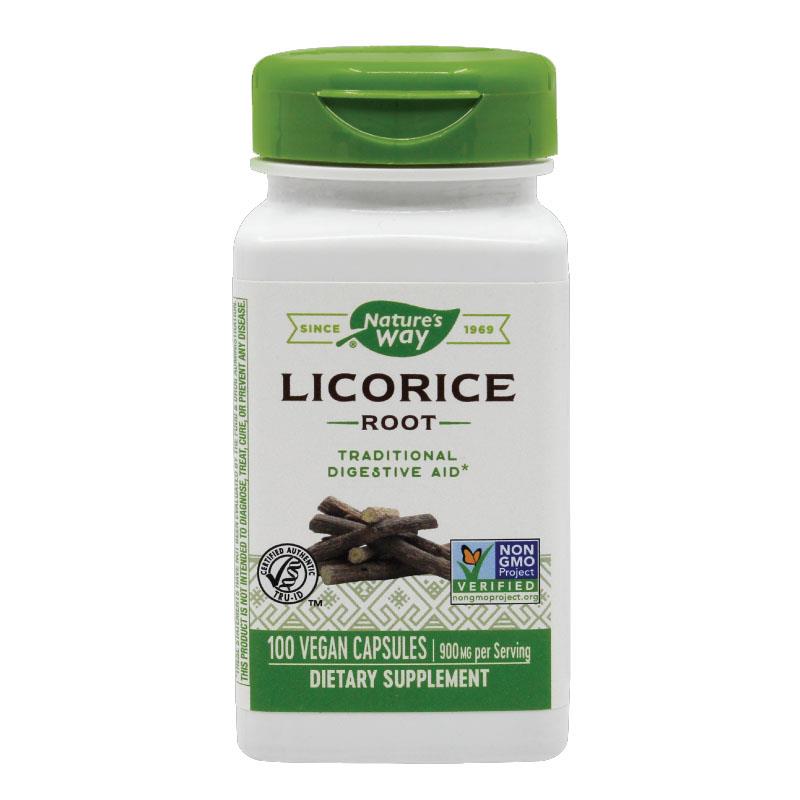 Supliment Alimentar Licorice 450mg Nature's Way Secom 100cps