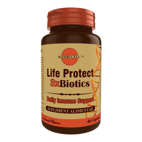 Supliment Alimentar Life Protect 3xBiotics 40 capsule Medica