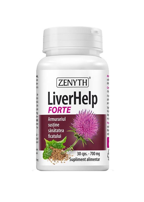 Supliment Alimentar LiverHelp Forte 30 capsule Zenyth