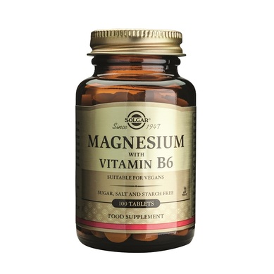 Supliment Alimentar Magnesium cu B6 Solgar 100tbl