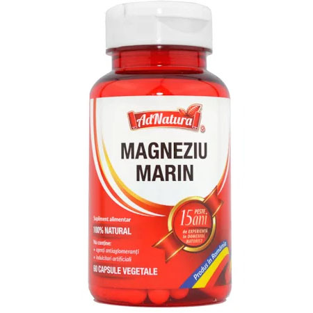Supliment Alimentar Magneziu  Marin 60 capsule Adserv
