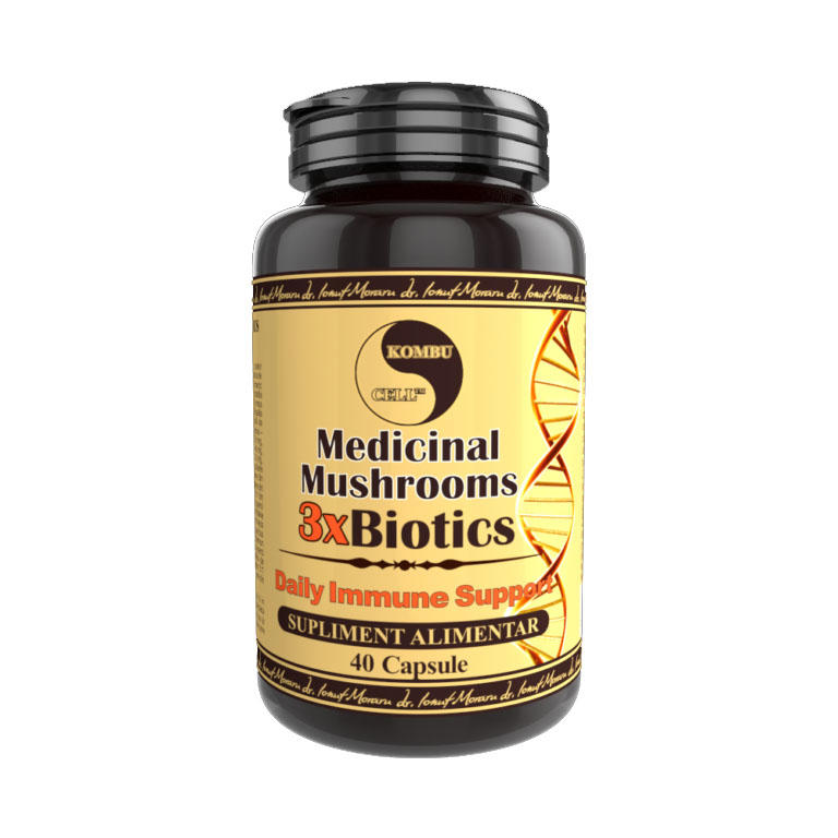 Supliment Alimentar Medicinal Mushrooms 3xBiotics 40 capsule Medica