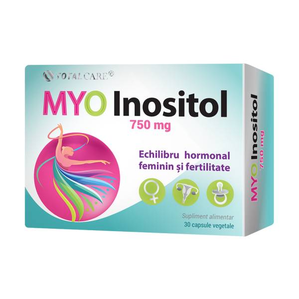Supliment Alimentar Myo Inositol 750 miligrame 30 capsule Cosmo Pharm