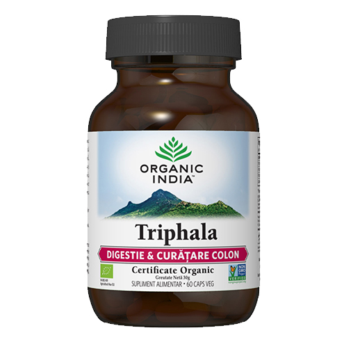 Supliment Alimentar pentru Colon Triphala Bio 60cps Organic India