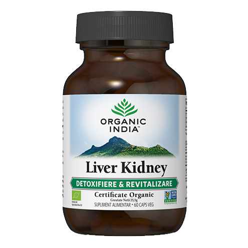 Supliment Alimentar pentru Ficat si Rinichi Liver Kidney Bio 60cps Organic India