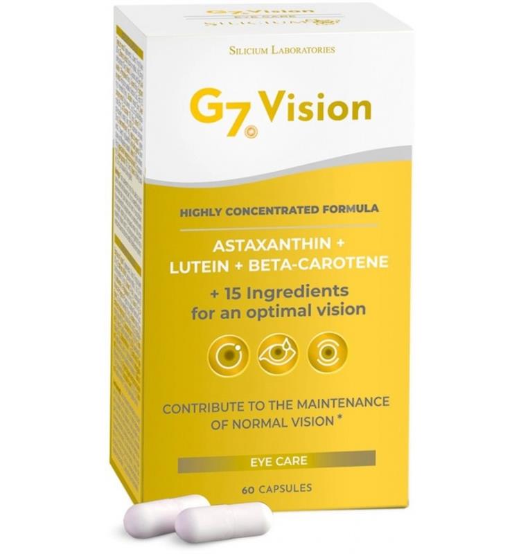 Supliment Alimentar pentru Ingrijirea Ochilor G7 Vision 60 capsule Silicium