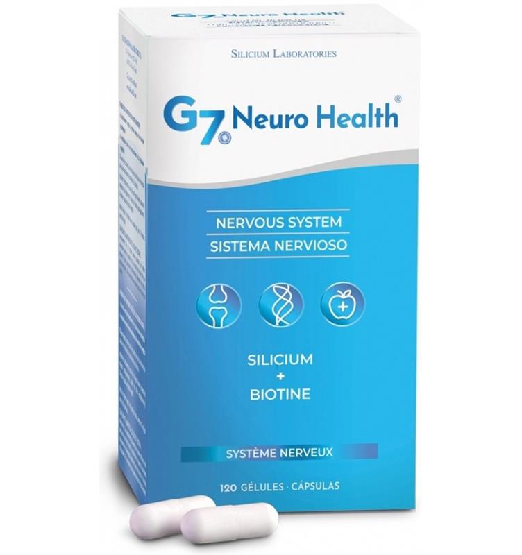 Supliment Alimentar pentru Sistemul Nervos G7 Neuro Health 120 capsule Silicium
