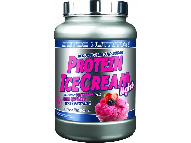 Supliment Alimentar Protein Ice Cream Light Fructe Rosii 1250 grame Scitec Nutrition