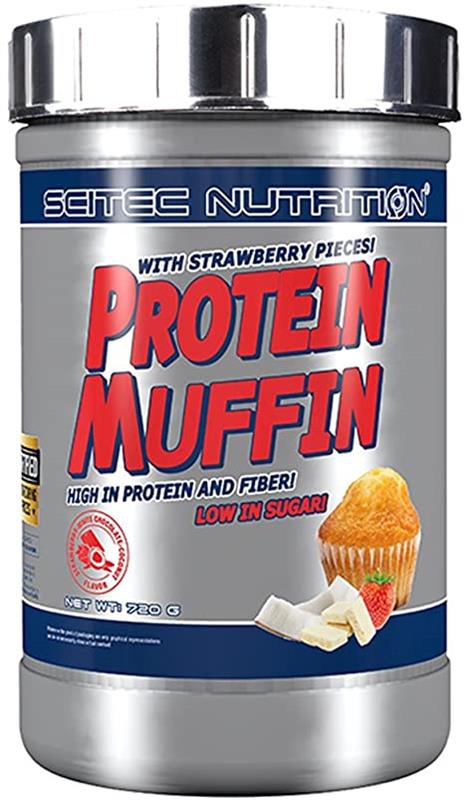 Supliment Alimentar Protein Muffin Capsuni Ciocolata Cocos 720 grame Scitec Nutrition