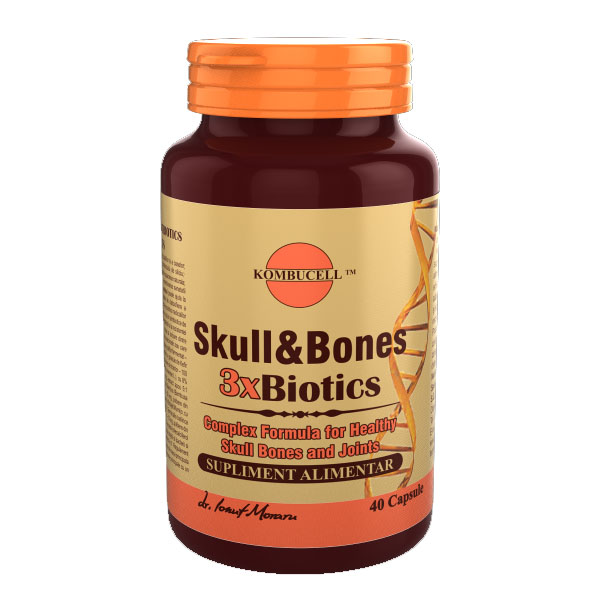 Supliment Alimentar Skull Bones 3xBiotics 40 capsule Medica