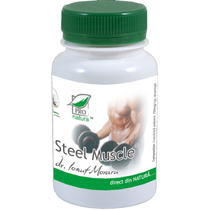 Supliment Alimentar Steel Muscle 100 capsule Medica