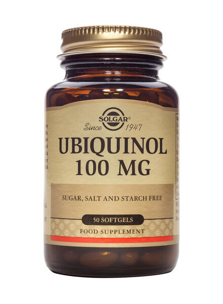 Supliment Alimentar Ubiquinol 100 miligrame 50 capsule softgels