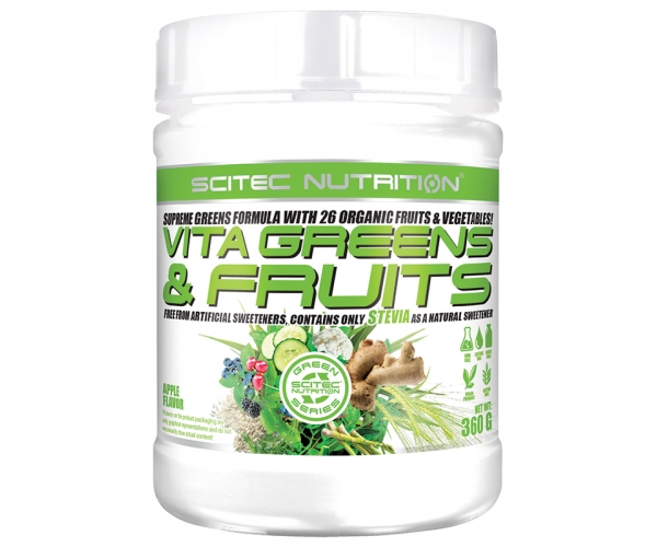 Supliment Alimentar Vita Greens & Fruits 360 grame Scitec Nutrition