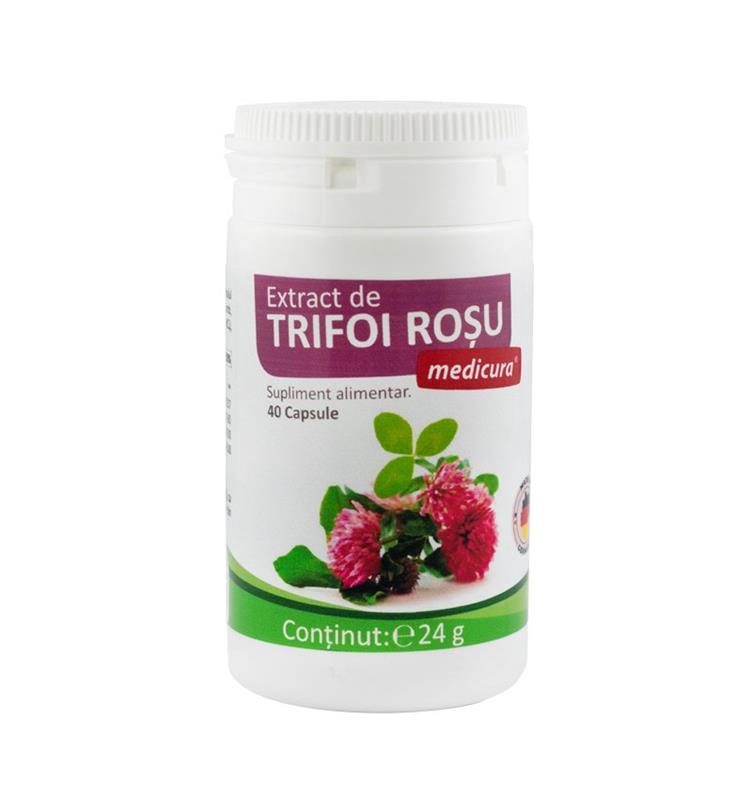 Supliment Extract de Trifoi Rosu 40cps Medicura