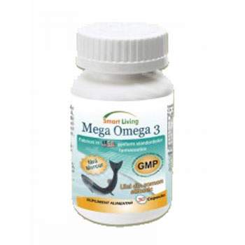 Supliment Mega Omega 3 90cps Smart-Living