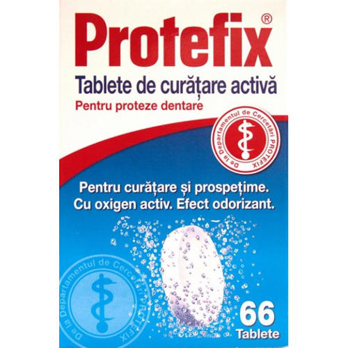 Tablete pentru Curatarea Protezelor Protefix 66 bucati Doppelhertz