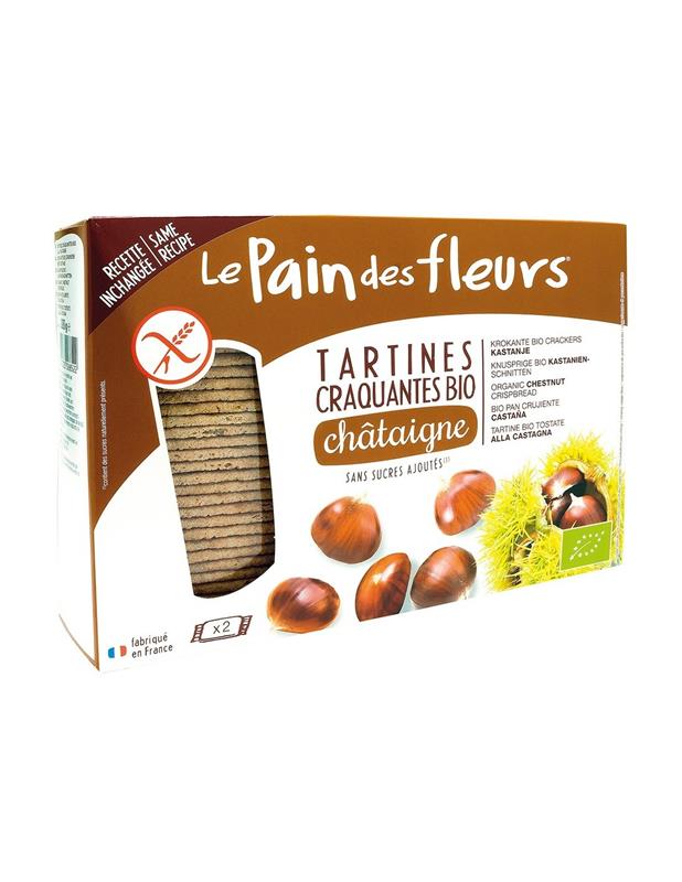 Tartine Crocante Bio Fara Gluten cu Castane Le Pain Des Fleurs 300gr