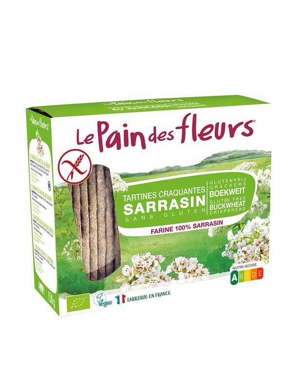 Tartine Crocante Bio Fara Gluten cu Hrisca Le Pain Des Fleurs 150gr