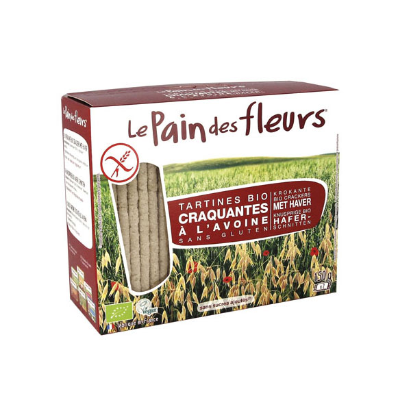 Tartine Crocante Bio Fara Gluten cu Ovaz Le Pain Des Fleurs 150gr