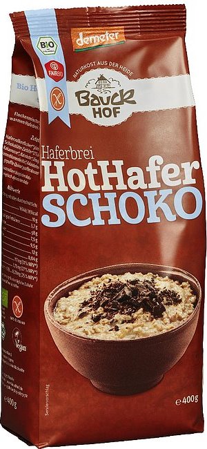 Terci Bio de Ovaz cu Ciocolata Fara Gluten Bauck Hof 400gr