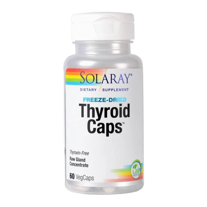 Thyroid Caps Solaray Secom 60cps