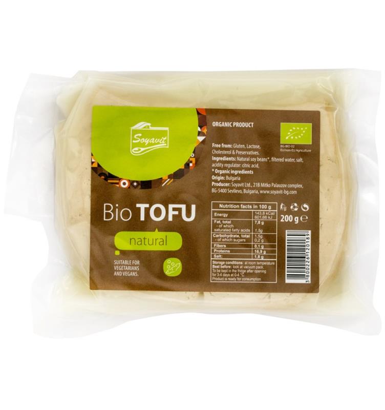 Tofu Bio Natur (folie vacuum) Soyavit 200gr