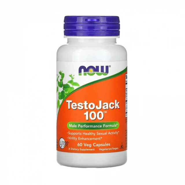 Tongkat Ali TestoJack 100 Stimulent Hormonal 60 capsule  Now Foods Longjack Tribulus