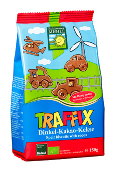 Traffix Biscuiti Ecologici din Alac si Cacao Bohlsener Pronat 150gr