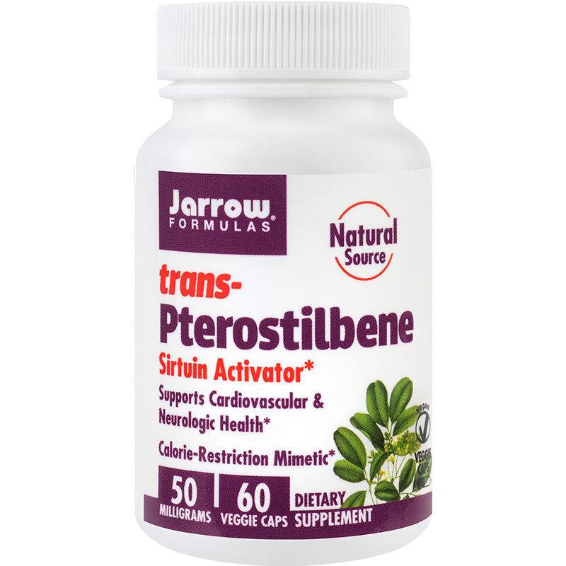 Trans-Pterostilbene 50mg 60cps Jarrow Formulas Secom