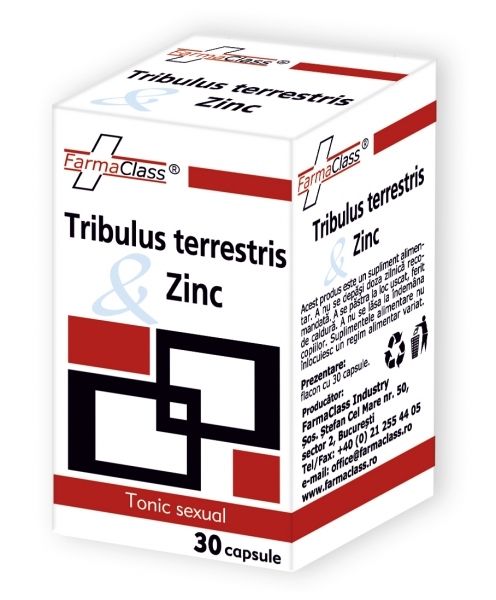 Tribulus Terrestris si Zinc Farma Class 40cps