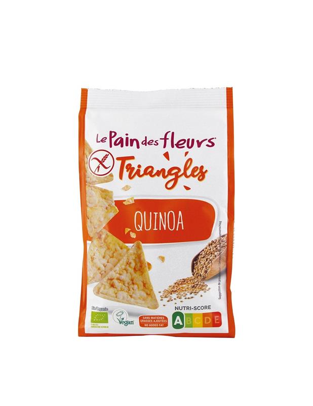 Triunghiuri cu Quinoa Fara Gluten Bio 50 grame Le Pain des Fleurs