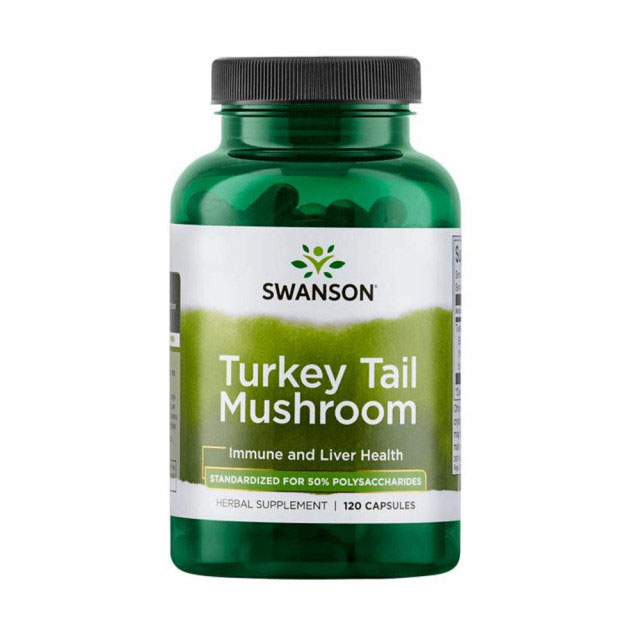 Turkey Tail Mushroom (Coada de Curcan) 120 capsule Swanson