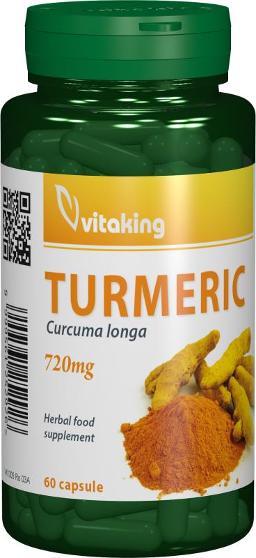 Turmeric (Curcuma) 720mg Vitaking 60cps