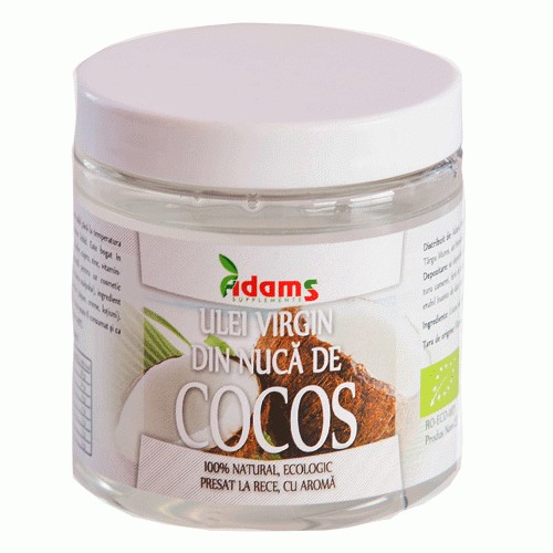 Ulei de Cocos Virgin Ecologic Adams Vision 250ml