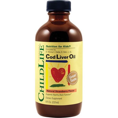 Ulei de Ficat de Cod Liver Oil (pentru copii) Childlife Essential Secom 237ml