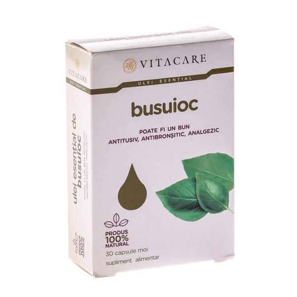 Ulei Esential de Busuioc 30 capsule VitaCare