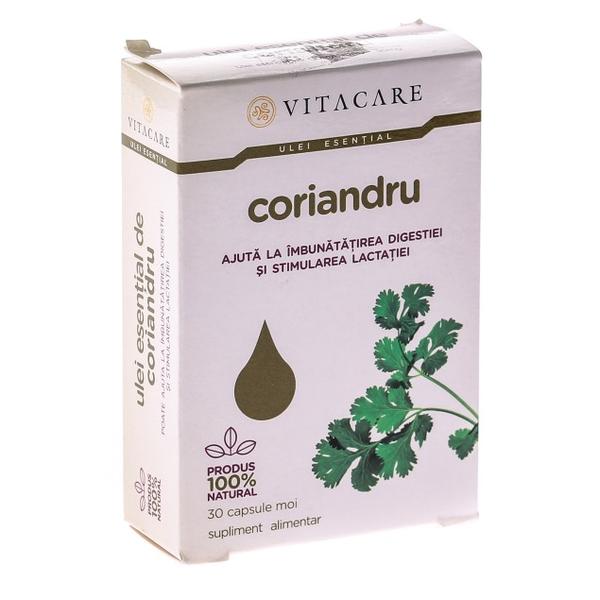 Ulei Esential de Coriandru 30 capsule VitaCare