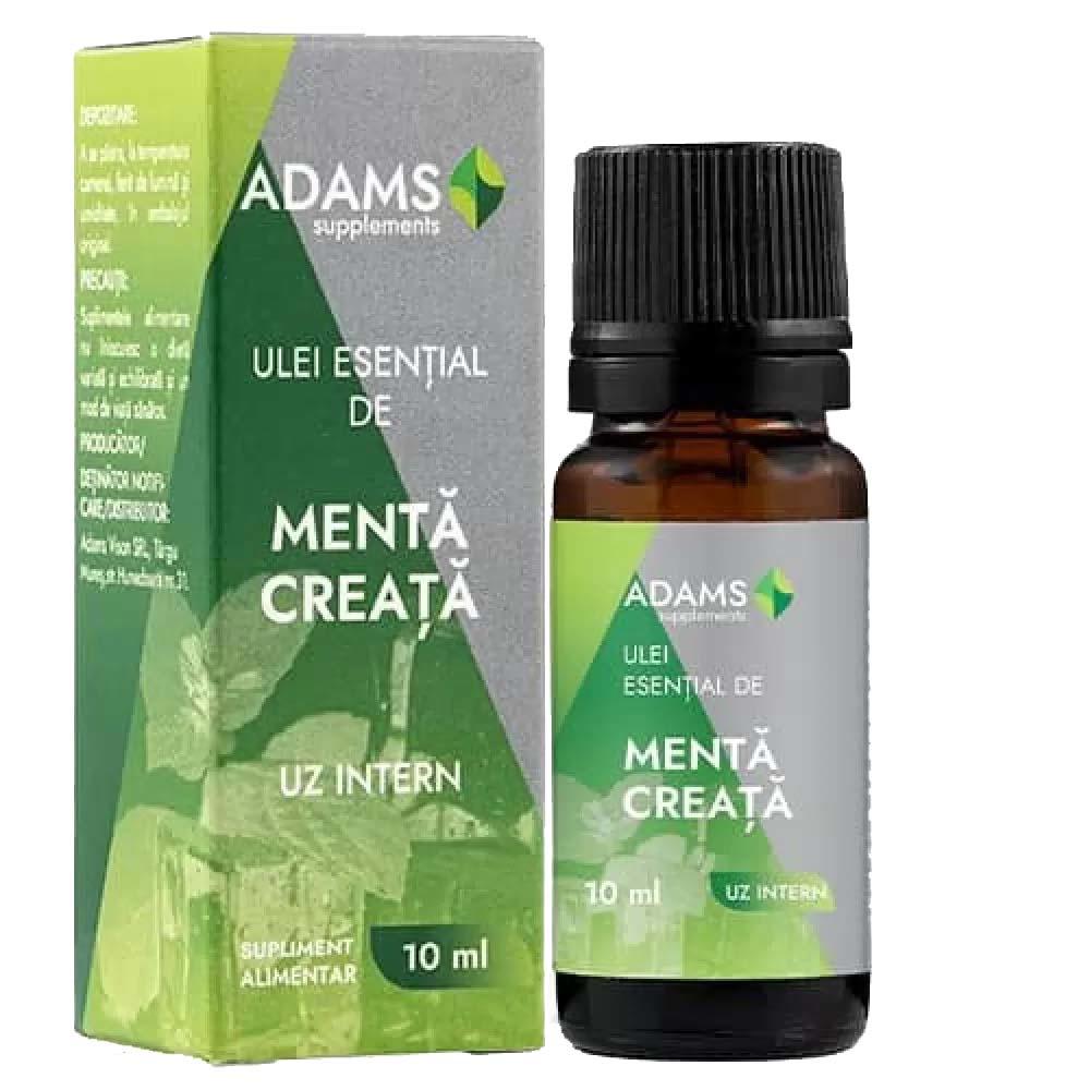 Ulei Esential de Menta Creata Uz Intern 10 mililitri Adams