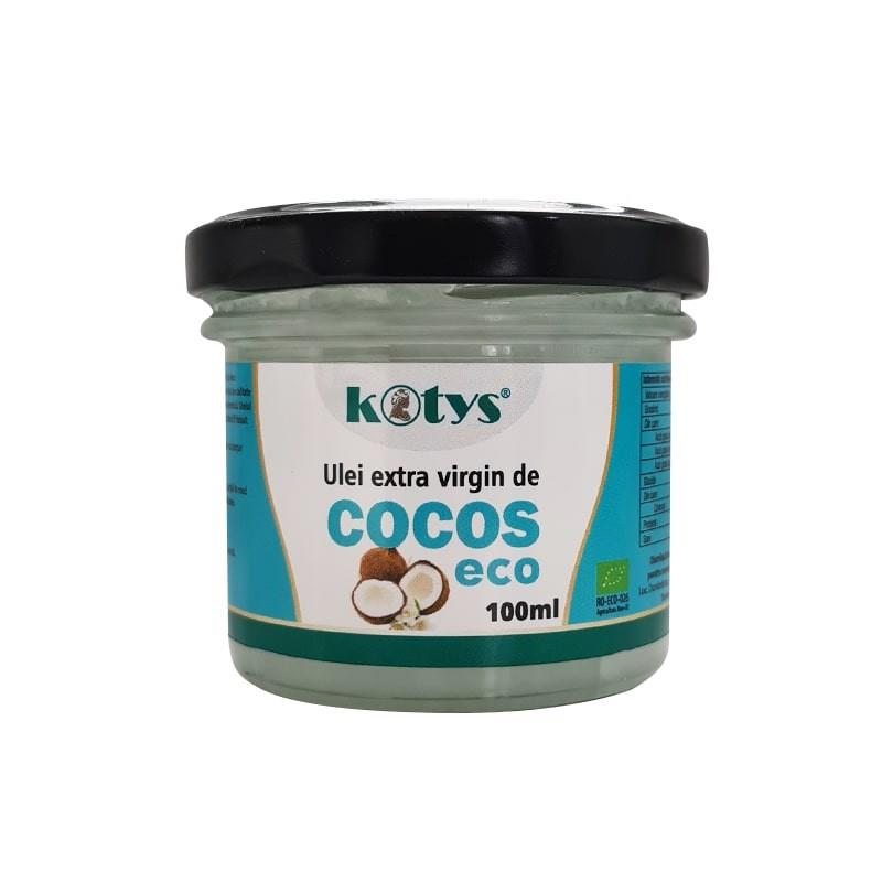 Ulei Extravirgin de Cocos Bio 100 mililitri Kotys