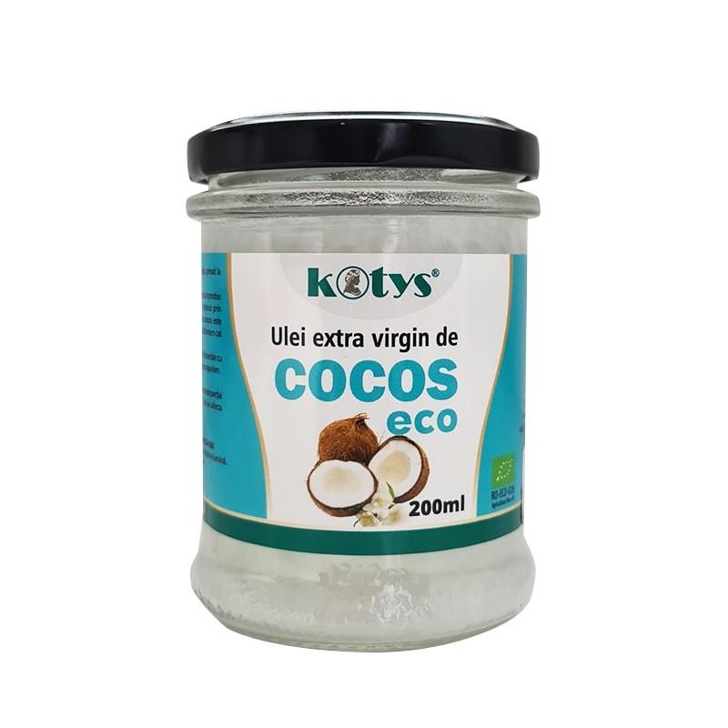 Ulei Extravirgin de Cocos Bio 200 mililitri Kotys